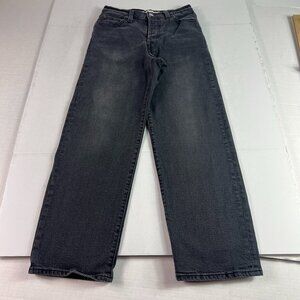 Levi's Jeans Women's 26x25* Ribcage High Rise Straight Ankle Black Denim Tag 26